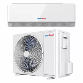   Blautech Premium Plus 11410545 2,7 kW oldalfali split klíma, fehér, beépített WiFi és UVC sterilizálás